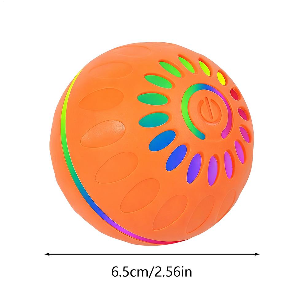 Dog Toy Ball Interactive Rolling Ball Auto Moving Dog Toy Two Modes Rechargeable Automatic Ball Pet Toy Supplies for Dogs Cats