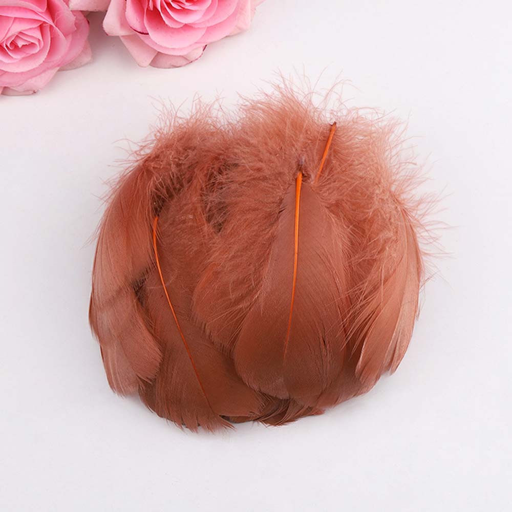 Goose Feather 6cm~11cm For Beautiful Decoration Handicraft Gift Box DIY 50/100/150pcs Colorful Goose Feathers