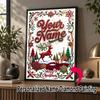 Custom Name Christmas 5D Diamond Painting Personalized Full Drill Diamond Art Kit Gift