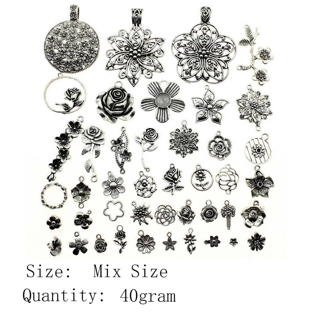 Mother's Day Charms For Earrings Mix Mixed Plant Animal Charms Pendant Souvenir Cell Phone Pendant