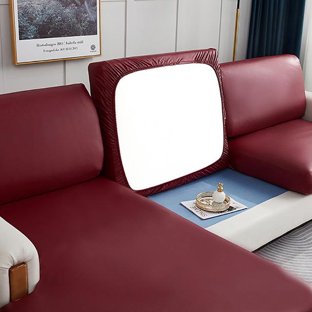 

Водонепроницаемый чехол для сиденья дивана из искусственной кожи для гостиной, защитный чехол для углового кресла в форме буквы L Normal Size (S)-1pc