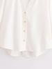 2025 Spring Women's European & American Style Linen Mid-Sleeve Shirt - Fashionable & Versatile