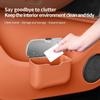 Waterproof Car Trash Can Solid Color Car Organizer Box  Auto Interior Accessories