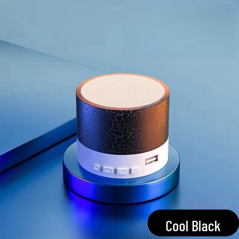 

Mini Multi-Function Cracked Bluetooth Wireless Speaker with TF Card Support and Flowing Light
