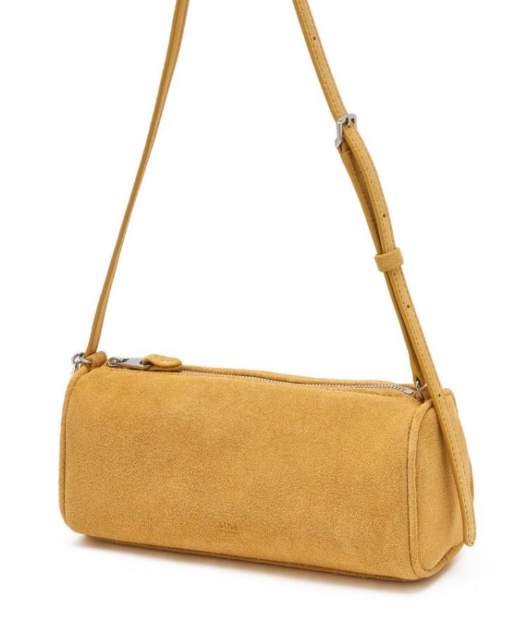 Athe Vanessabruno [Madeleine] Mustard Suede Madeleine Shoulder Bag S Aaba5F235Y2