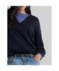 8seconds V-Neck Contrast Pullover Navy
