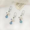Handbag Pendant Cloud Cloud Blue Star Key Chain Blue Star Cartoon Cartoon Cute Plastic Cement Girls Gifts