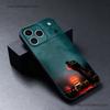 C-Cactus J-Jack Travis Scott Black Soft Cover Phone Case For iPhone 17,16,15,14,13,12,11,Pro,Max,Plus