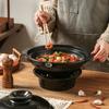 ZISIZ Ceramic Alcohol Hot Pot Set with Lid