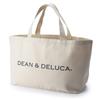 Dean & Deluca Big Tote Bag, Natural, with Inner Pocket, Large Capacity, 35 X 64.5 X 20cm, Handle Length 56cm