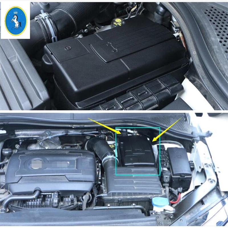 Car Engine Battery Protection Cover For Volkswagen VW Tiguan 2016 -  Accessories Electrode Waterproof Dustproof Interior Kit