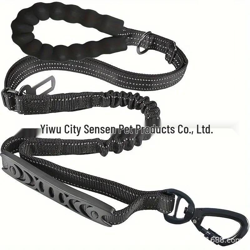 

Elastic Shock-Absorbing Dog Leash for Large Breeds - Anti-Jerk, Multi-Functional Running Rope