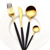 4pcs Cutlery Set Non-slip Smooth Edge Comfortable Grip 304 Stainless Steel Knife Fork Set Ideal For Home Restaurant