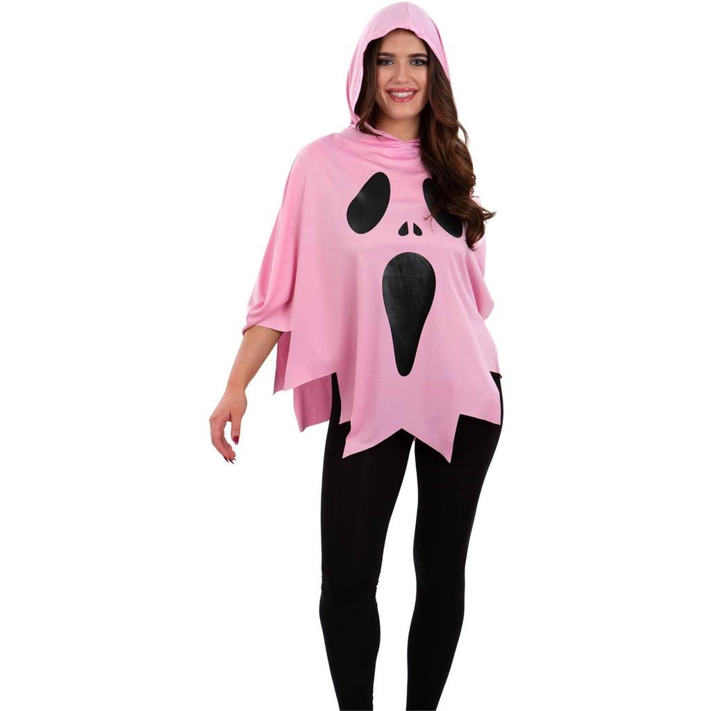 Smiffys Womens/Ladies Ghost Costume Poncho