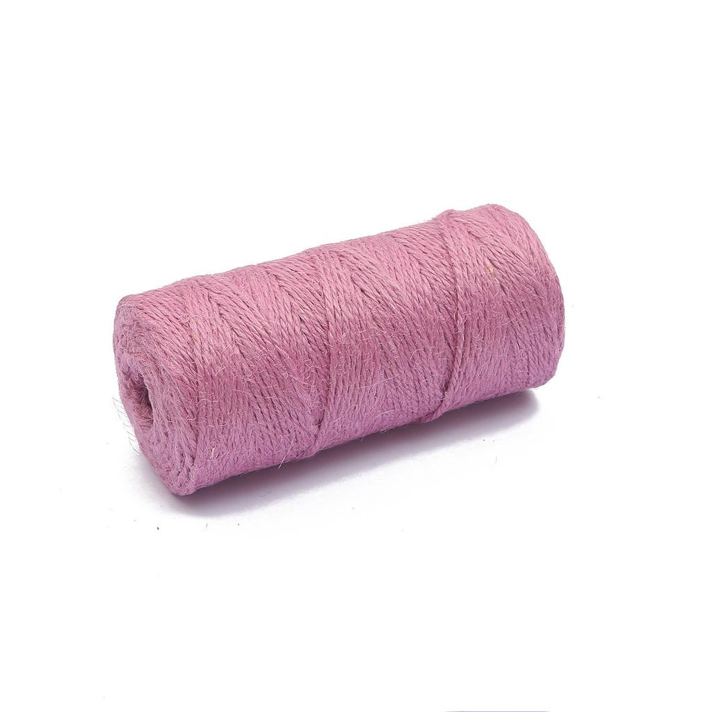 Hot Sale Color Hemp Rope Rope Handwoven Diy String Rope Zongzi Rope Pendant Jewelry Material Pack Accessories