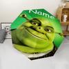 Custom Name Shrek Theme Automatic Umbrella, Lightweight & Portable, 8 Rib, Perfect for Outdoor Travel, Birthdays, Christmas, Gifts.