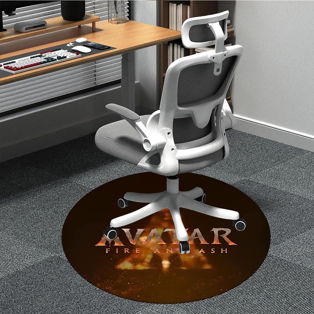 

1pc Avatar Fire and Ash Chair Carpet for Office, Non-slip, Soft and Durable Office Rug, Perfect for Office yy251225067 80cm by 80cm