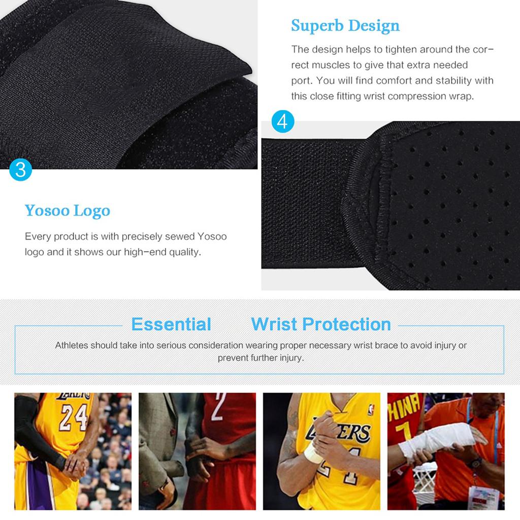 Tornozeleira para Túnel do Carpo Tendinite Artrite Alívio da Dor Suporte Protetor de Pulso para Esportes