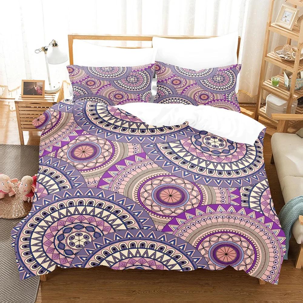 New Boho Dekbedovertrek 240x20 North America High Quality Premium Bohemian Beding Warm Comforter Set Chinese Soft Duvet Cover Double Sized Dimensions