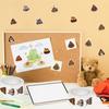 500 Pieces/roll Roll Sticker Tape Spoof Poop Sticker Hand Account Material Decorative Envelope Seal Sticker