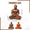 Buddha Figure Mini Statue Handmade Chinese Decorative Ornament Creative Sculpture Made