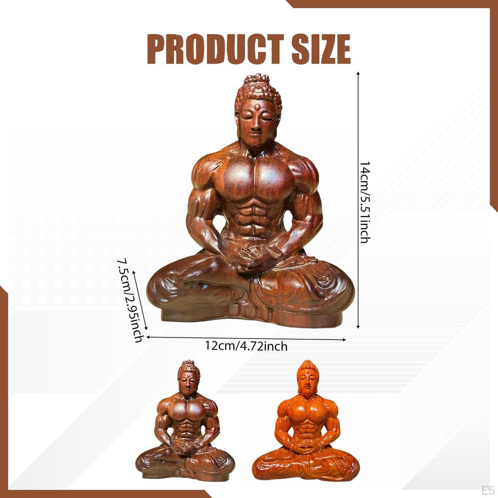 Buddha Figure Mini Statue Handmade Chinese Decorative Ornament Creative Sculpture Made