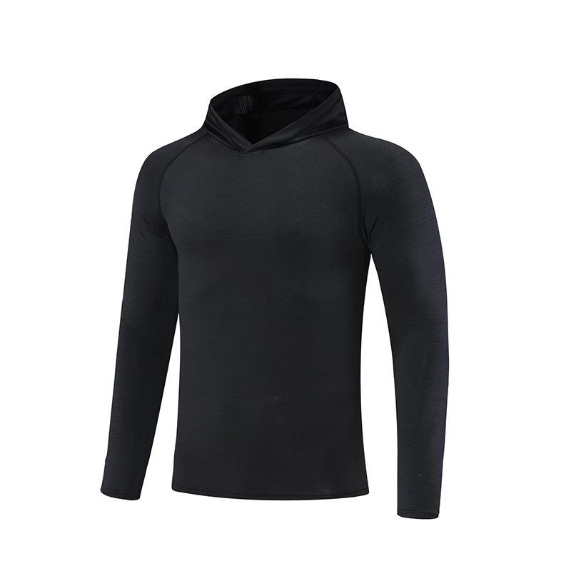 Men’s Long Sleeve Hooded Sweatshirt for Spring/Autumn Running and Fitness