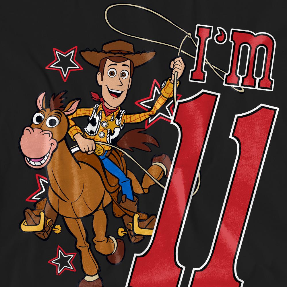 Toy Story Unisex Adult I´m 11 Woody Birthday T-Shirt