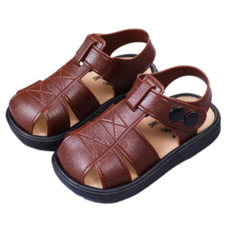 Summer Boys' Shoes and Sandals, Children's Anti-slip Sandals, Infant Walking Shoes, and Children's Beach Shoes