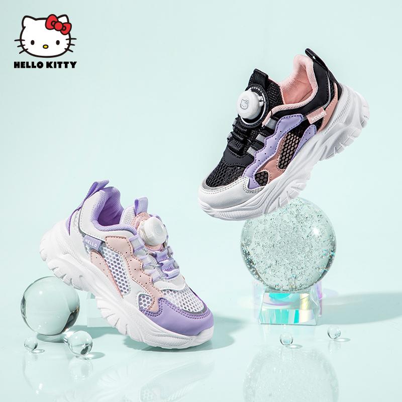 Kaiti Cat Children's Shoes 2026 New Thick Soled Shoes for Girls' Summer Cute and Fun Children's Sports Shoes