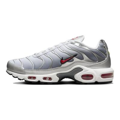 Air Max Plus Metallic Silver University Red Women Sneakers Cool-Grey Wolf-Grey HM9654-001