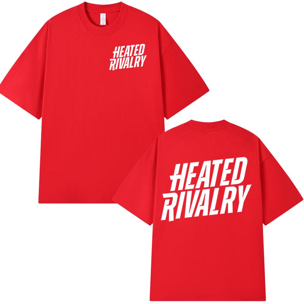 

TV Series Heated Rivalry Logo Print Tshirts Men Women Fashion Vintage T Shirt Cotton Casual Short Sleeves Tshirt Streetwear 4XL