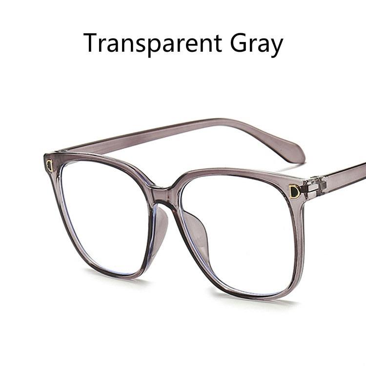 Anti-radiation Eyeglasses Fashion Oversize Square Big Frame Women Men Eye glasses