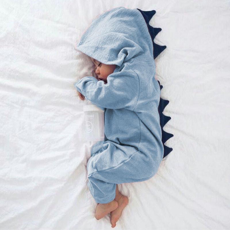 Dinosaurio con capucha Romper recién nacido Niño Niña algodón Mono de manga  larga Ropa Bebé Traje suave comprar a buen precio — entrega gratuita,  reseñas reales con fotos — Joom