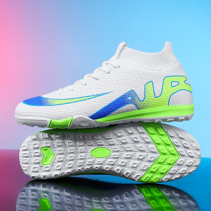 New Men Football Boots Grass Cleats High-top Non-Slip Soccer Shoes Futsal Sneakers High-quality Match Indoor Hot-selling Outdoor