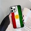 Kurdistan Flag Phone Case For iPhone 17 Air 16 15 13 12 11 14 Pro Max MAX 14 Plus Cover coque