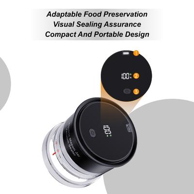 Jar Sealer LED Digital Display Electric Sealing Tool Vacuum Sealer For Canning Jar For Dry Food Cereals Home Dormitory Hotel