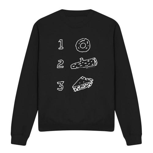 Twin Peaks Unisex Adult Pie Log Donut Sweatshirt