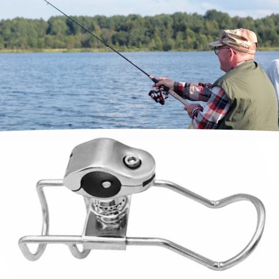 Fishing Rod Holder Portable Anti-rust High-polished with Wrench Corrosion Resistant Heavy Duty Stainless