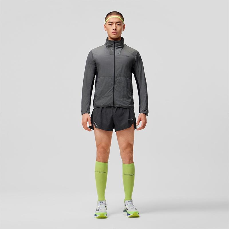 Saucony Jackets & Coats Men's Silver Black SC2249037C-MT04