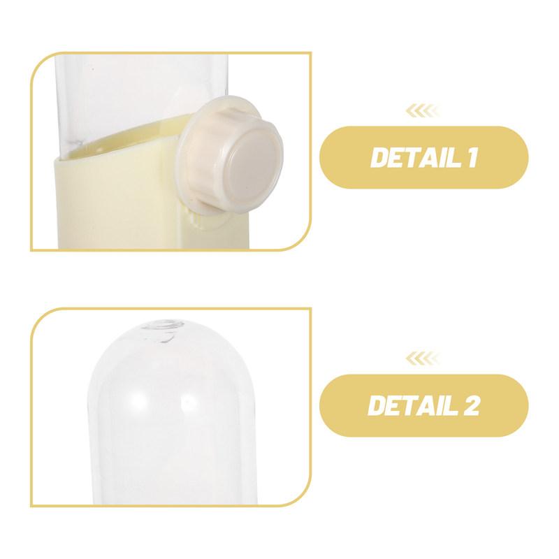 Automatic Bird Water Dispenser for Parrot Cockatiel Finch Cage 250Ml Leakproof Waterer Fountain Feeder for Small