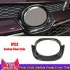 For Toyota Corolla 2019-2024 Carbon Fiber Front Grille Emblem Frame Cover Trim