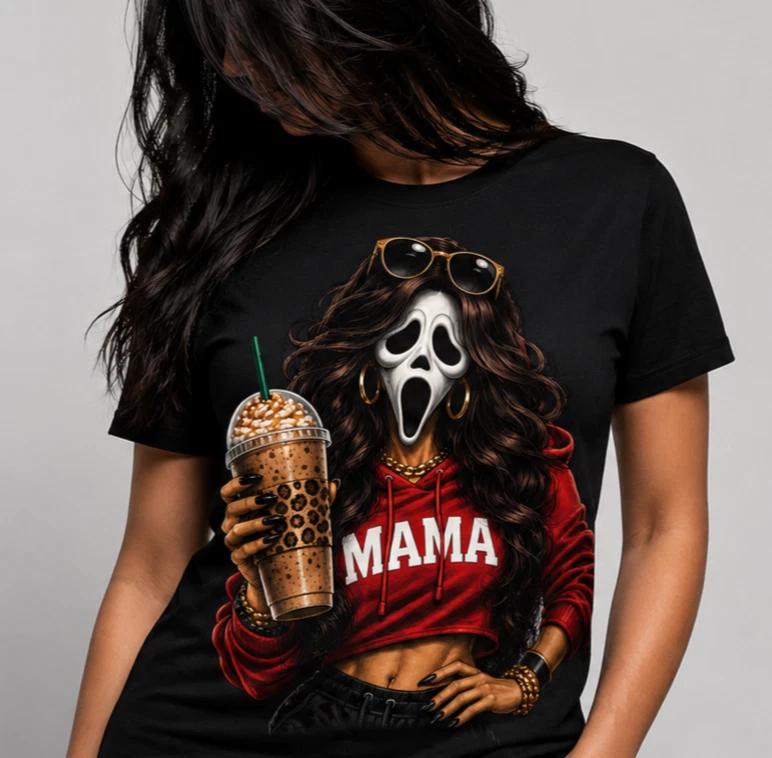 Horror Mom Slasher Graphic Horror T- Shirt M