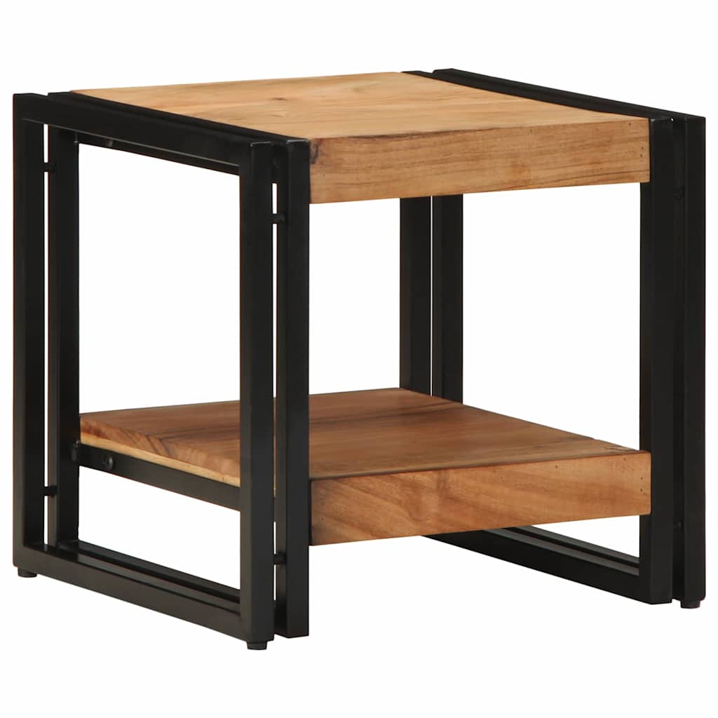 Coffee Table Brown 40 X 40 X 38 Cm Solid Acacia Wood
