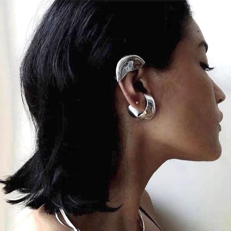 Elegant Half Circle Ear Cuff For Women Fashion Jewelry Allergy Resistant Design Perfect For Parties And Everyday Wear
