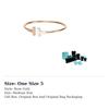 TIFFANY & CO. T 18K Gold With Mother Of Pearl And Diamond Bangles Women's GRP11104