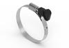 Worm Drive Hose Clamp 50-70 (W2 Clamp - Stainless Steel) Width 9mm Teger ( Sold In 25s )