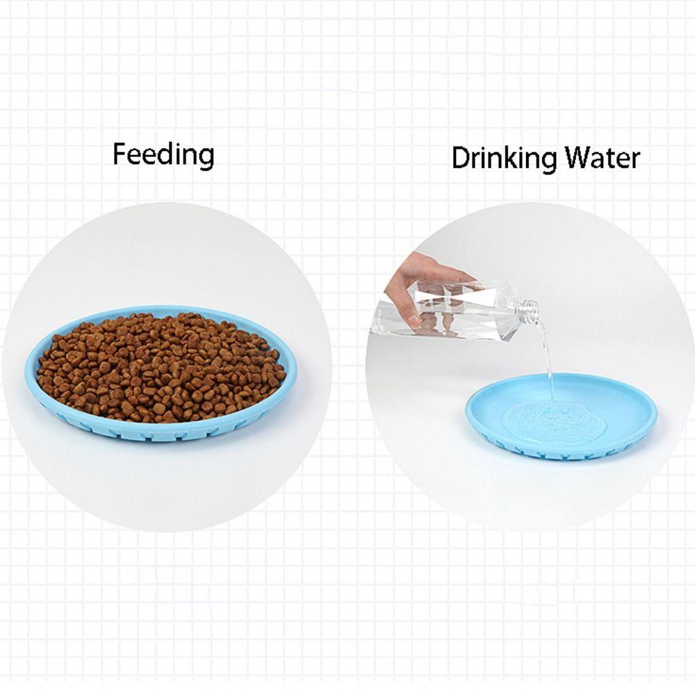 Bite Resistant Dog Training Throwing Toys Soft Pet Training Disc Dog Flying Disc  Feed Water