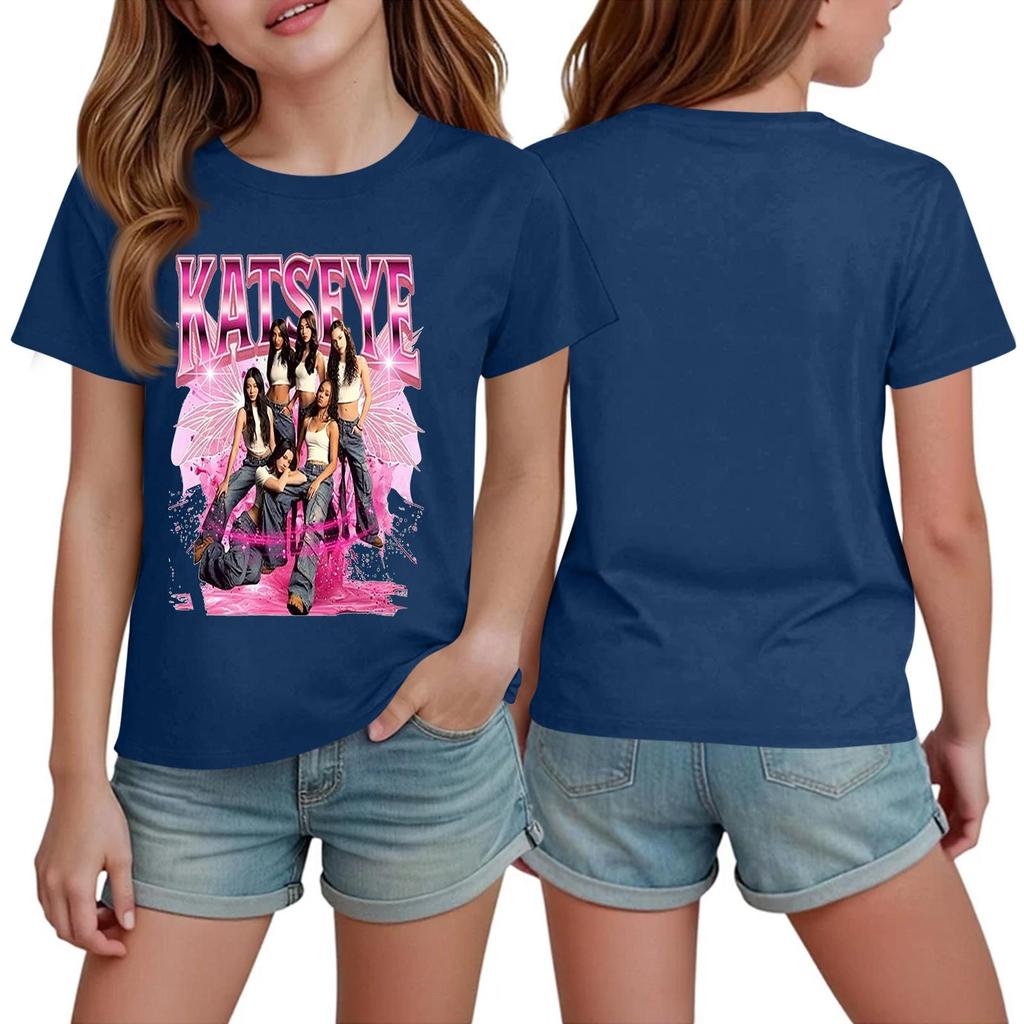 Kids Unisex Fashion Short Sleeve T-Shirt for Boys and Girls