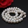 Genuine Natural Freshwater Pearl Necklace Women,Real Wedding White Pearl Necklaces Anniversary Gift In Box